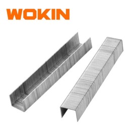 სტეპლერის თოფის ტყვიები Wokin 218010, 0.7x10x11.3mm, 1000Pcs, Staples, Silver-JUSTSHOP.GE-ზე