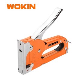 სტეპლერის თოფი Wokin 217108, 4-8MM, Medium Duty Staple Gun, Orange-JUSTSHOP.GE-ზე