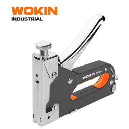 სტეპლერის თოფი Wokin 217014, 4-14MM, Heavy Duty 3 Way Staple Gun (INDUSTRIAL), Silver/Black-JUSTSHOP.GE-ზე