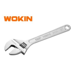 რეგულირებადი ქანჩის გასაღები Wokin 150008, 200MM, 8″, Adjustable Wrench, Silver