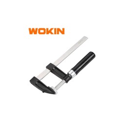 მეტალის ფიქსატორი Wokin 106606, 50x150MM, F-Clamp, Black/Silver-JUSTSHOP.GE-ზე