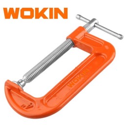 მეტალის ფიქსატორი Wokin 106403, 3″, G-Clamp, Orange-JUSTSHOP.GE-ზე