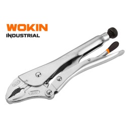 ბრტყელტუჩა ჩამკეტით Wokin 103110, 50MM, 10\, Locking Pliers (INDUSTRIAL), Silver
