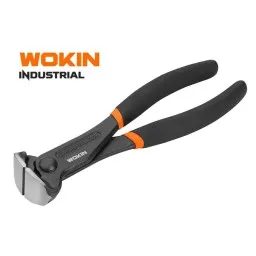 სადურგლო ბრტყელტუჩა Wokin 102807, 180MM, 7\, End Cutting Pincer (INDUSTRIAL), Black-JUSTSHOP.GE-ზე
