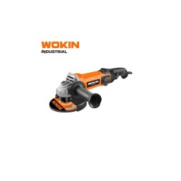 კუთხსახეხი Wokin 784621, 125mm, 1200W 11500Rpm, Black/Orange