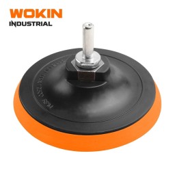 ზუმფარის დასამაგრებელი ხელსაწყო Wokin 772550, 125mm, Backing Pad, Orange/Black-JUSTSHOP.GE-ზე