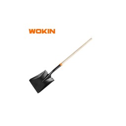 ნიჩაბი Wokin 577012, 1480mm, STEEL SHOVEL WITH HANDLE, Black-JUSTSHOP.GE-ზე