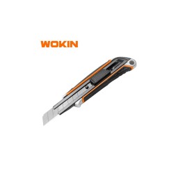 საკანცელარიო დანა Wokin 300328, 18mm, Snap-OFF Blade Knife, Orange/Black-JUSTSHOP.GE-ზე