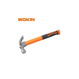 მეტალის ჩაქუჩი რეზინის სახელურით Wokin 251220, 650G, Hammer, Black/Orange-JUSTSHOP.GE-ზე