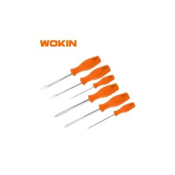 სახრახნისის ნაკრები Wokin 202706, 6Pcs Tool Set, SCREWDRIVERS SET Orange-JUSTSHOP.GE-ზე