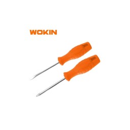 სახრახნისის ნაკრები Wokin 202502, 2Pcs Tool Set, SCREWDRIVERS SET Orange-JUSTSHOP.GE-ზე