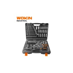 ხელსაწყოების ნაკრები Wokin 155815, 215Pcs Tool Set, Black/Silver-JUSTSHOP.GE-ზე