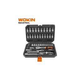 ხელსაწყოების ნაკრები Wokin 155146, 46Pcs Tool Set, Black/Silver-JUSTSHOP.GE-ზე