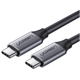 USB კაბელი UGREEN US161 (50751), USB 3.1 Type-c To Type-c Cable, Video Data Cable, 1.5m, Black-JUSTSHOP.GE-ზე