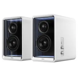 დინამიკი Edifier QR65, 70W, Bluetooth, USB, USB-C, AUX, Speaker With GaN Charger, White-JUSTSHOP.GE-ზე