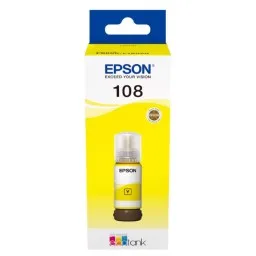 Epson კარტრიჯის მელანი 108 ECOTANK YELLOW INK BOTTLE C13T09C44A-JUSTSHOP.GE-ზე