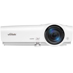 მოკლეფოკუსიანი პროექტორი Vivitek DW284-ST, DLP Short Throw Projector, WXGA 1280x800, 3700lm, White-JUSTSHOP.GE-ზე