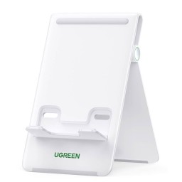 პლანშეტის დამჭერი UGREEN LP406 (30426), Desktop Tablet Stand, White-JUSTSHOP.GE-ზე
