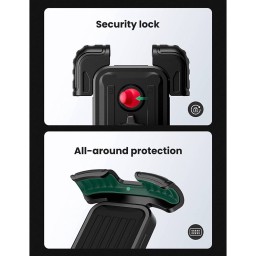 მობილურის დამჭერი UGREEN LP494 (60548), Bike Mount Phone Holder, Black-JUSTSHOP.GE-ზე