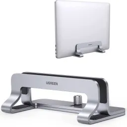 ნოუთბუქის სადგამი UGREEN LP258 (20471) Vertical Laptop Stand, Silver-JUSTSHOP.GE-ზე